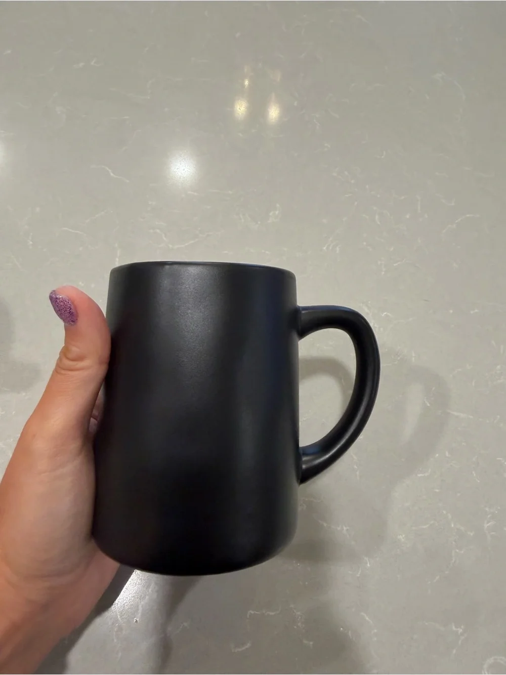 Hearth & Hand Matte Black Ceramic Mugs - Set of 4